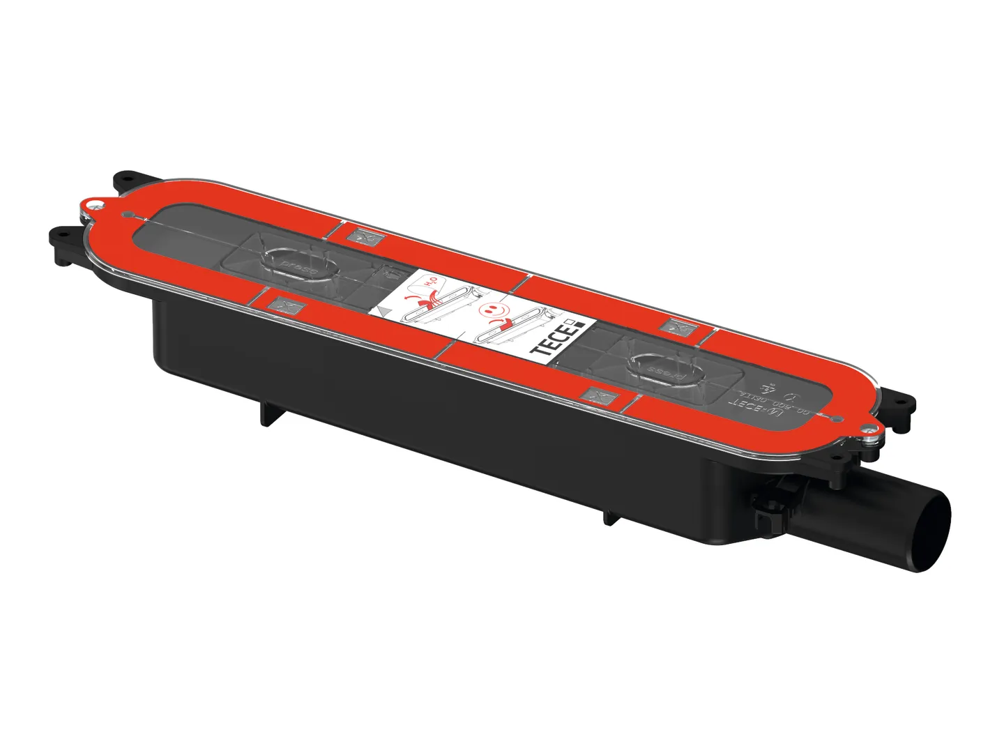 TECEdrainprofile Ablauf Flach, DN 40, Auslauf seitlich TECEdrainprofile Ablauf Flach, DN 40, Auslauf seitlich