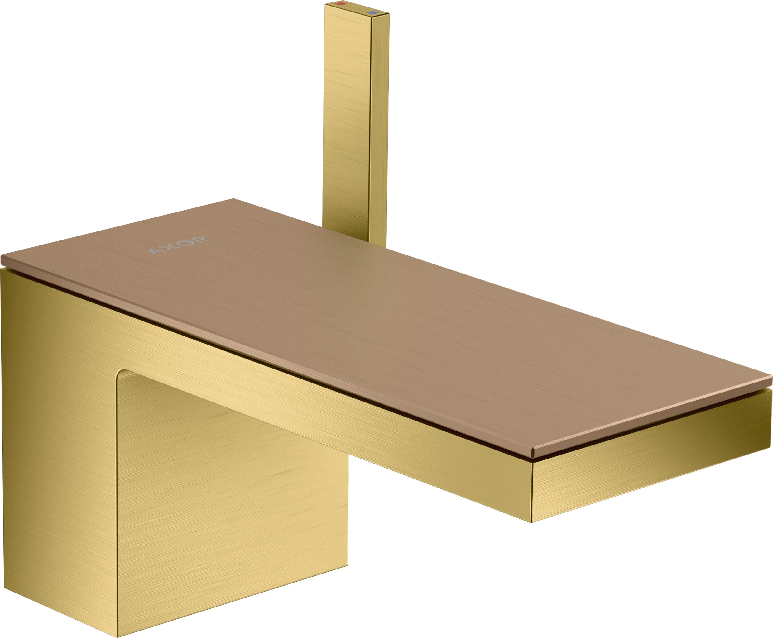 Hansgrohe AXOR MyEdition Platte 200 mm Metall Brushed Red Gold abnehmbar