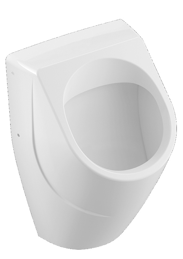 Absaug-Urinal O.novo 752400, 320 x 335 x 560 mm, Oval, ohne Deckel, Zulauf verdeckt, Weiß Alpin