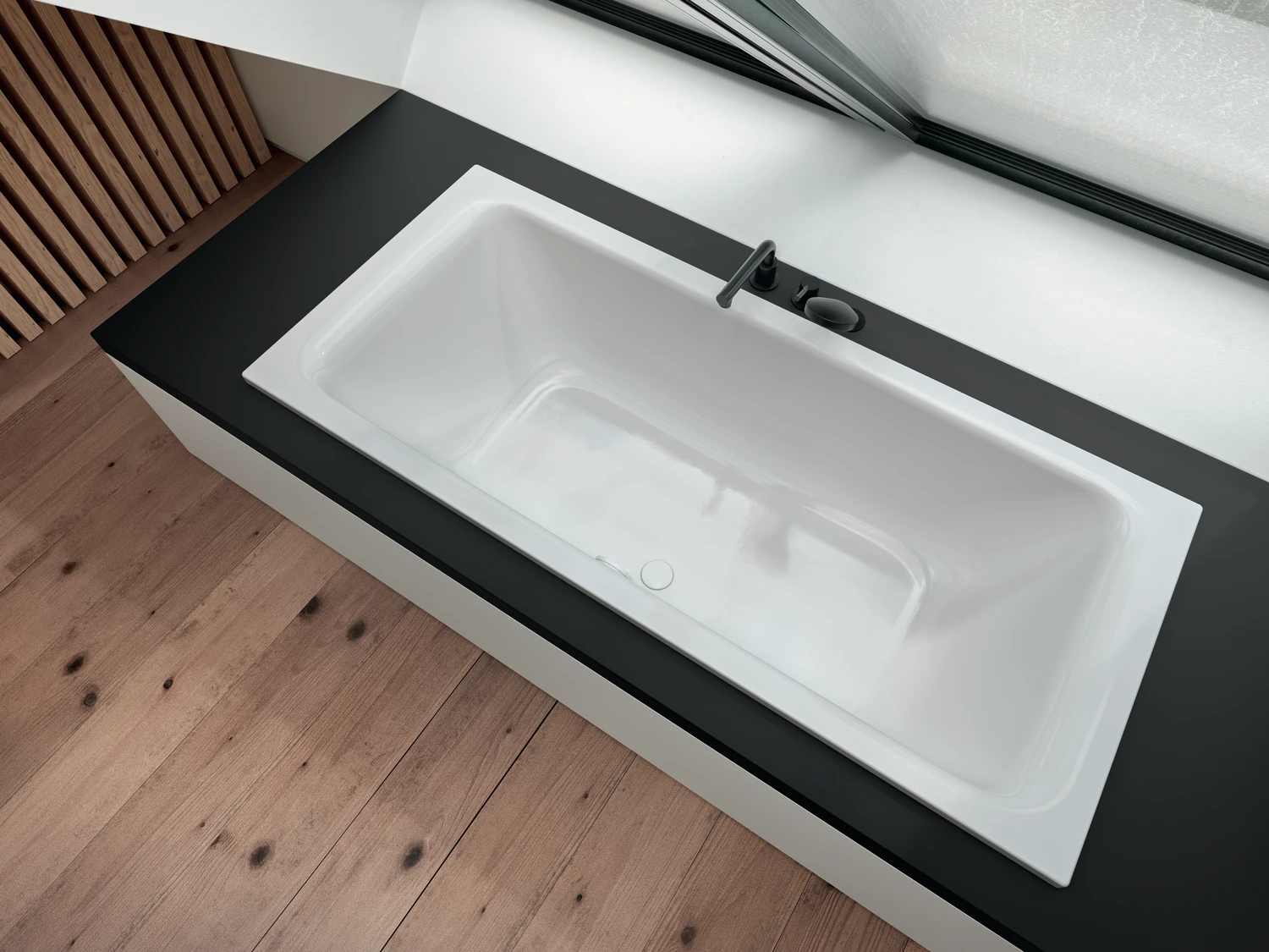 Bette Badewanne „BetteSelect Duo“ rechteck 170 × 75 cm in Manhattan, mit Überlauf Bette Badewanne „BetteSelect Duo“ rechteck 170 × 75 cm in Manhattan, mit Überlauf