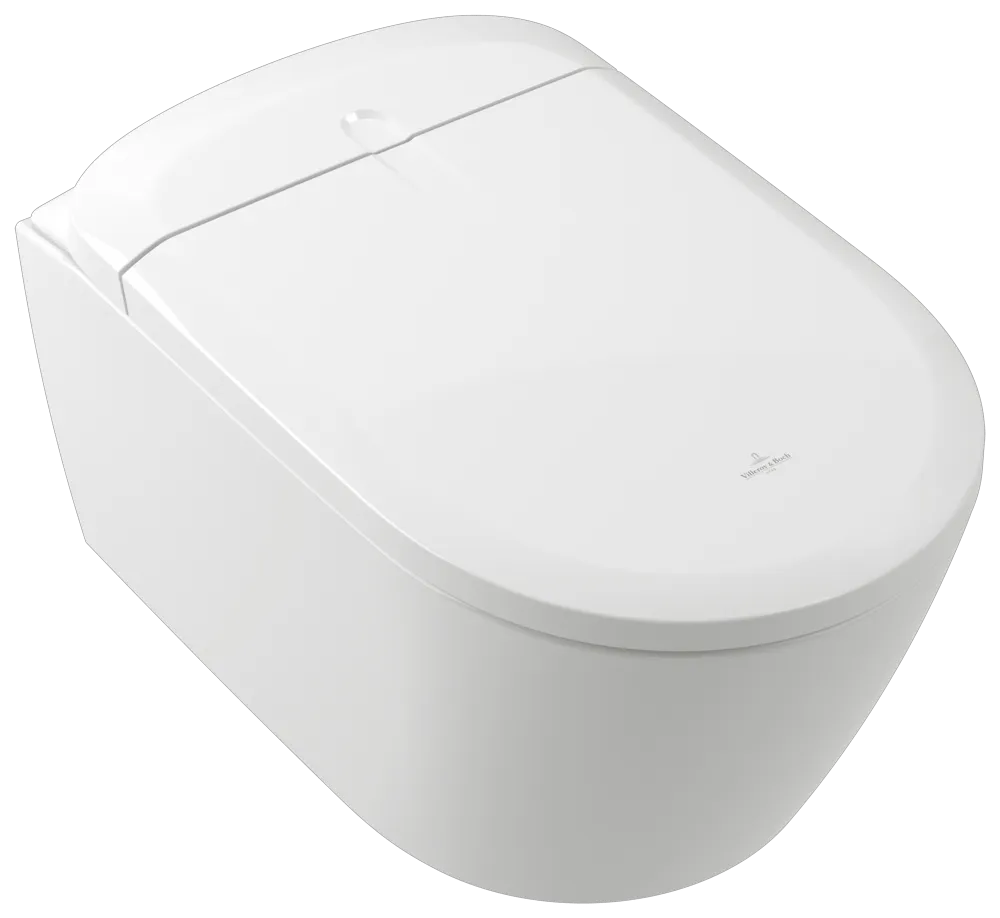 Dusch-WC „Supreo“ 423 × 384 mm in Weiß Alpin, Befestigung verdeckt Dusch-WC „Supreo“ 423 × 384 mm in Weiß Alpin, Befestigung verdeckt