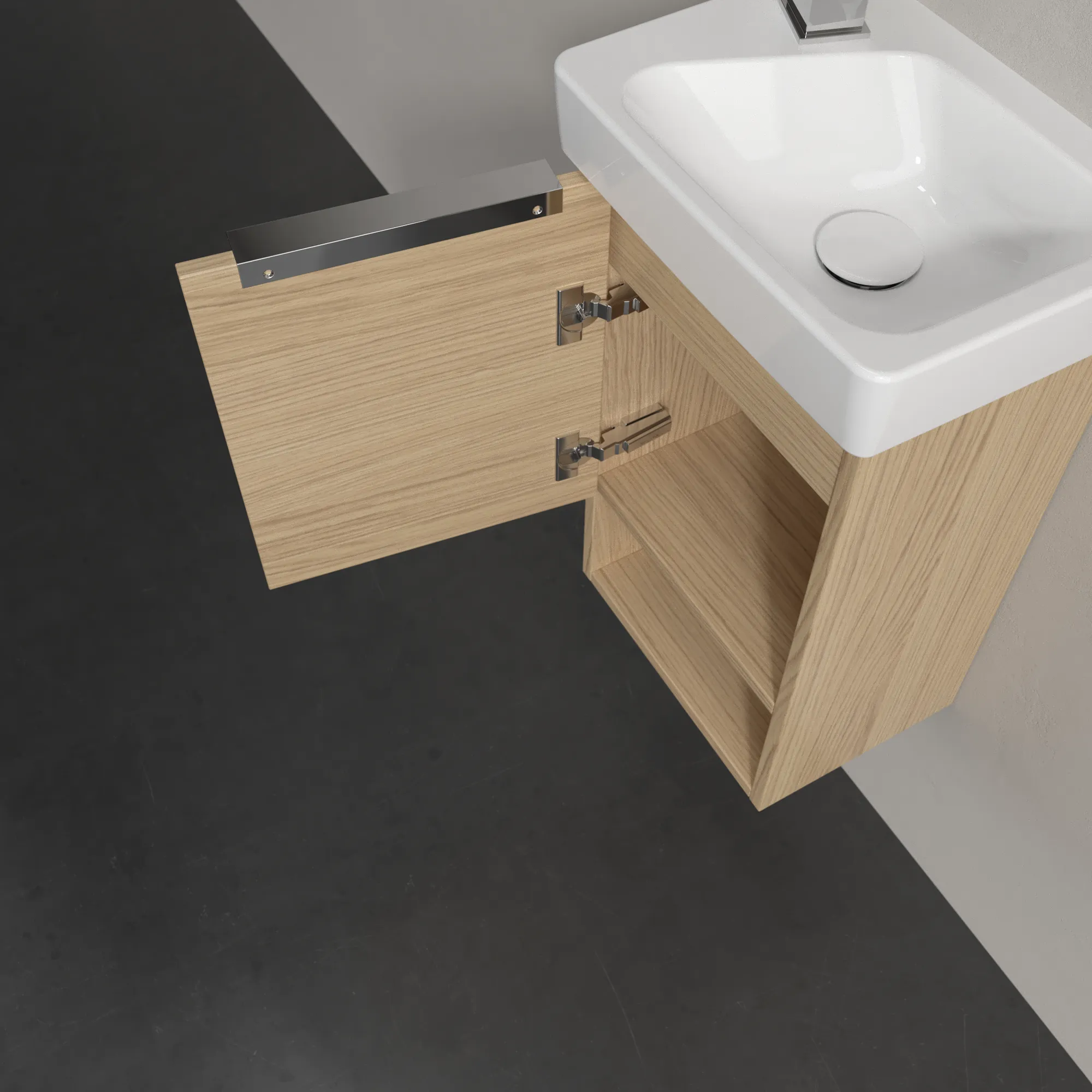 Villeroy & Boch Waschtischunterschrank „Architectura“ 310 × 520 mm Nordic Oak, Anschlag links Villeroy & Boch Waschtischunterschrank „Architectura“ 310 × 520 mm Nordic Oak, Anschlag links