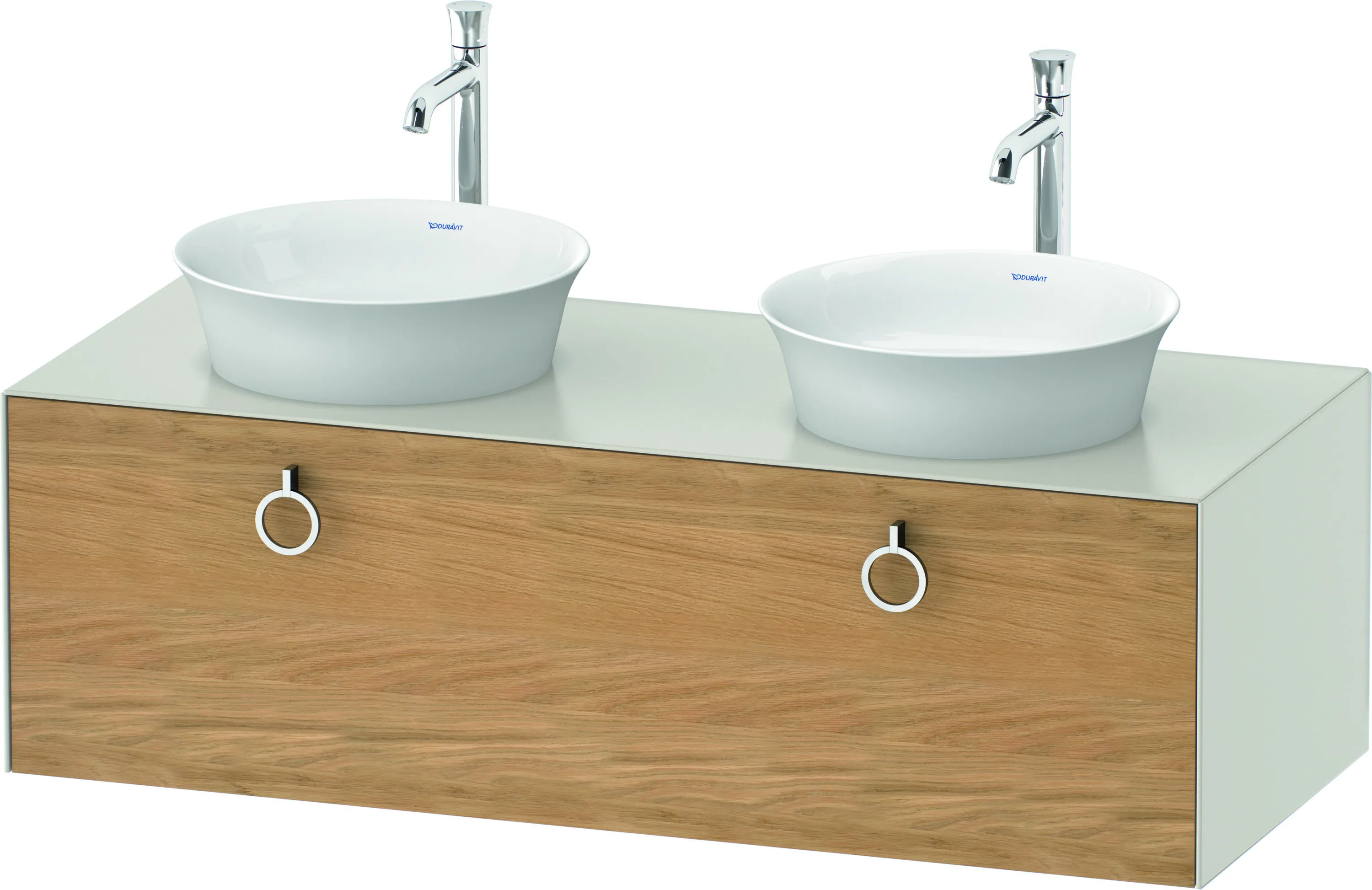 Duravit Waschtischunterschrank wandhängend „White Tulip“ 130 × 40,8 × 55 cm