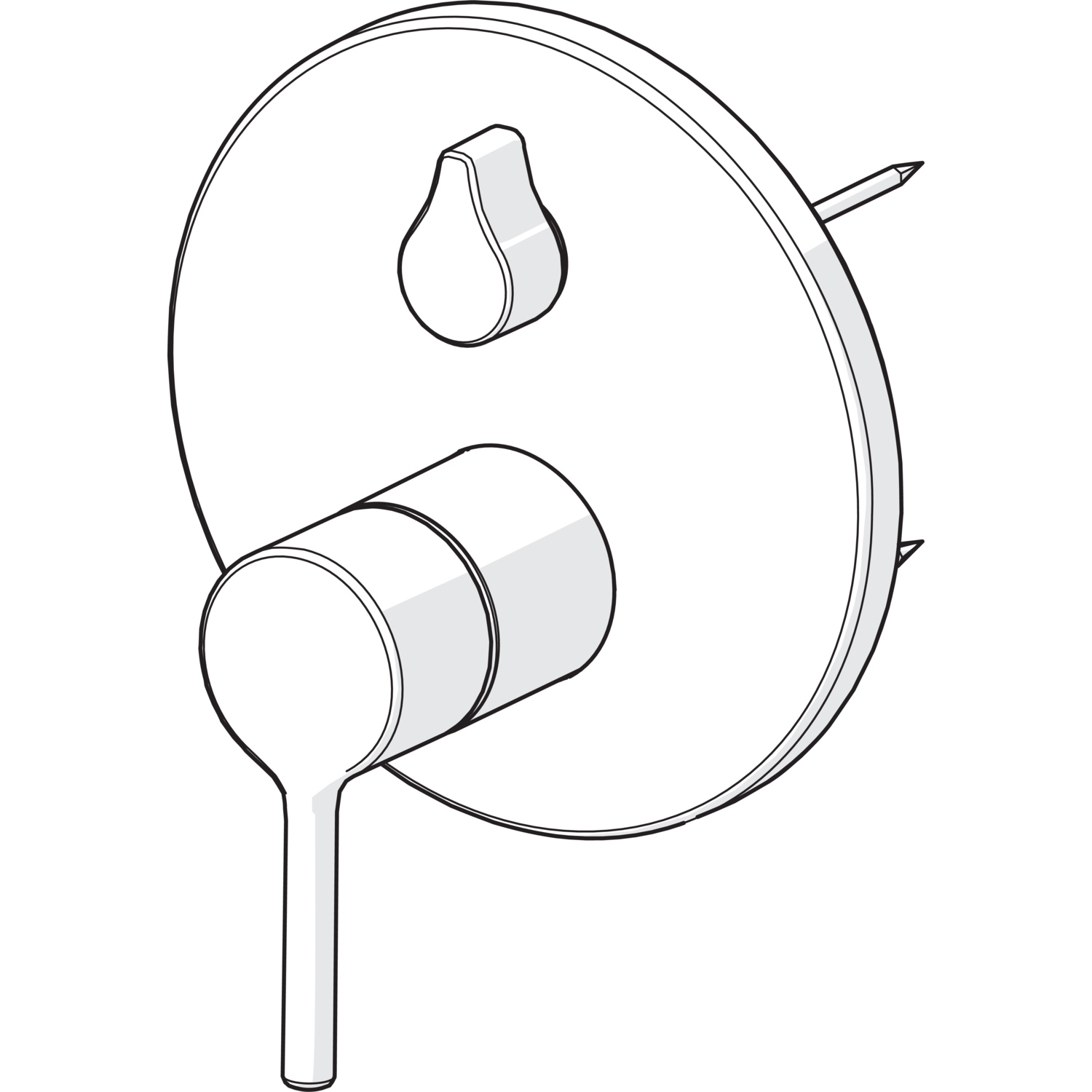HansaVANTIS Wannen- und Brausearmatur Hansavantis 2022 Chrom Pinhebel HansaVANTIS Wannen- und Brausearmatur Hansavantis 2022 Chrom Pinhebel