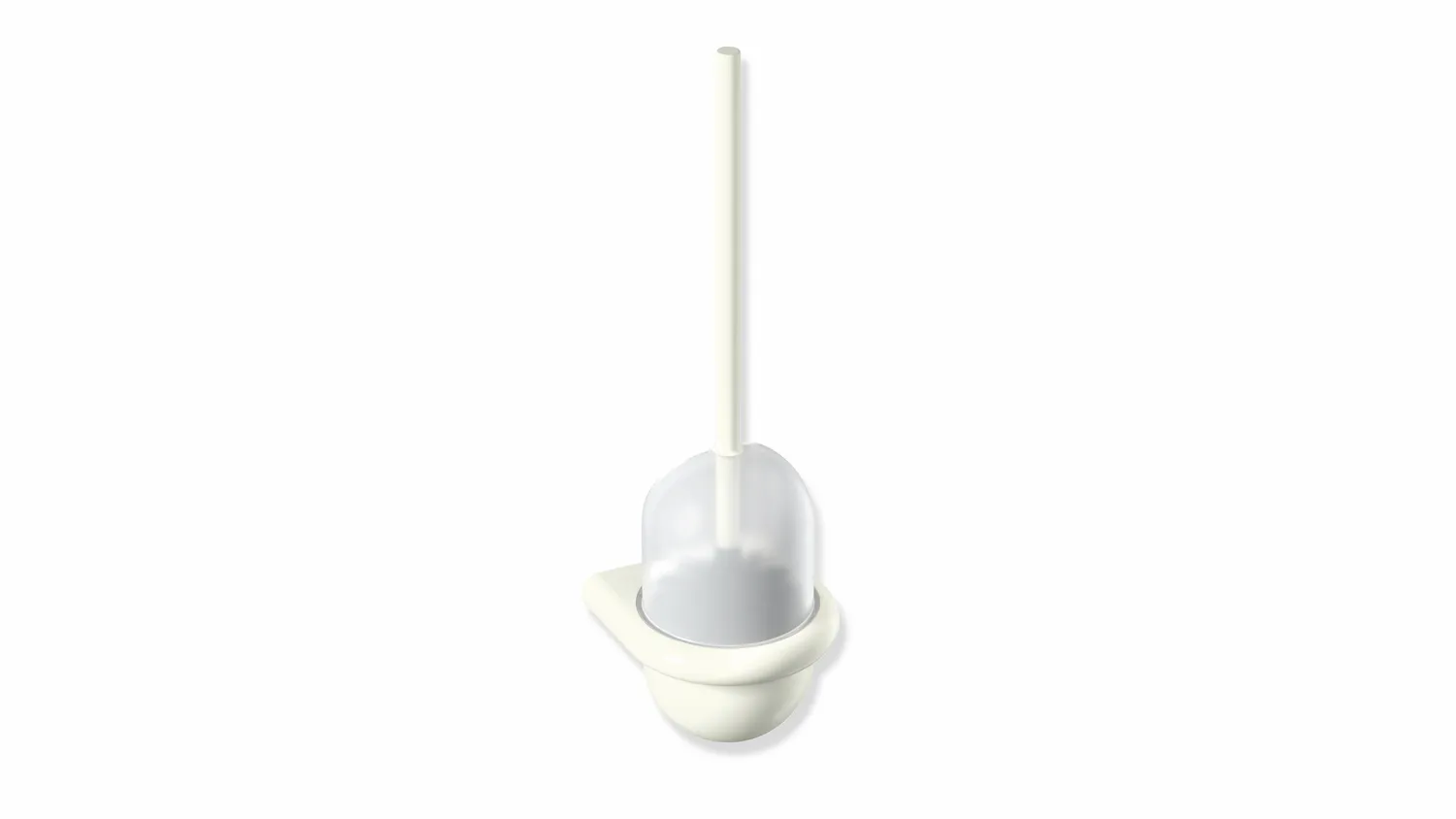 HEWI Toilettenbürstengarnitur „Serie 477“ 14,1 × 47 cm in Reinweiß HEWI Toilettenbürstengarnitur „Serie 477“ 14,1 × 47 cm in Reinweiß