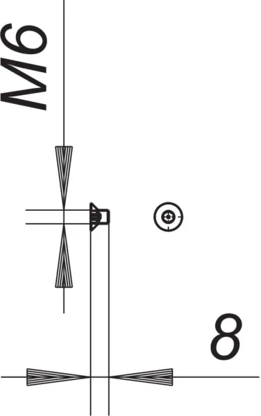 Sicherheitsschrauben, M 6 x 8 Sicherheitsschrauben, M 6 x 8