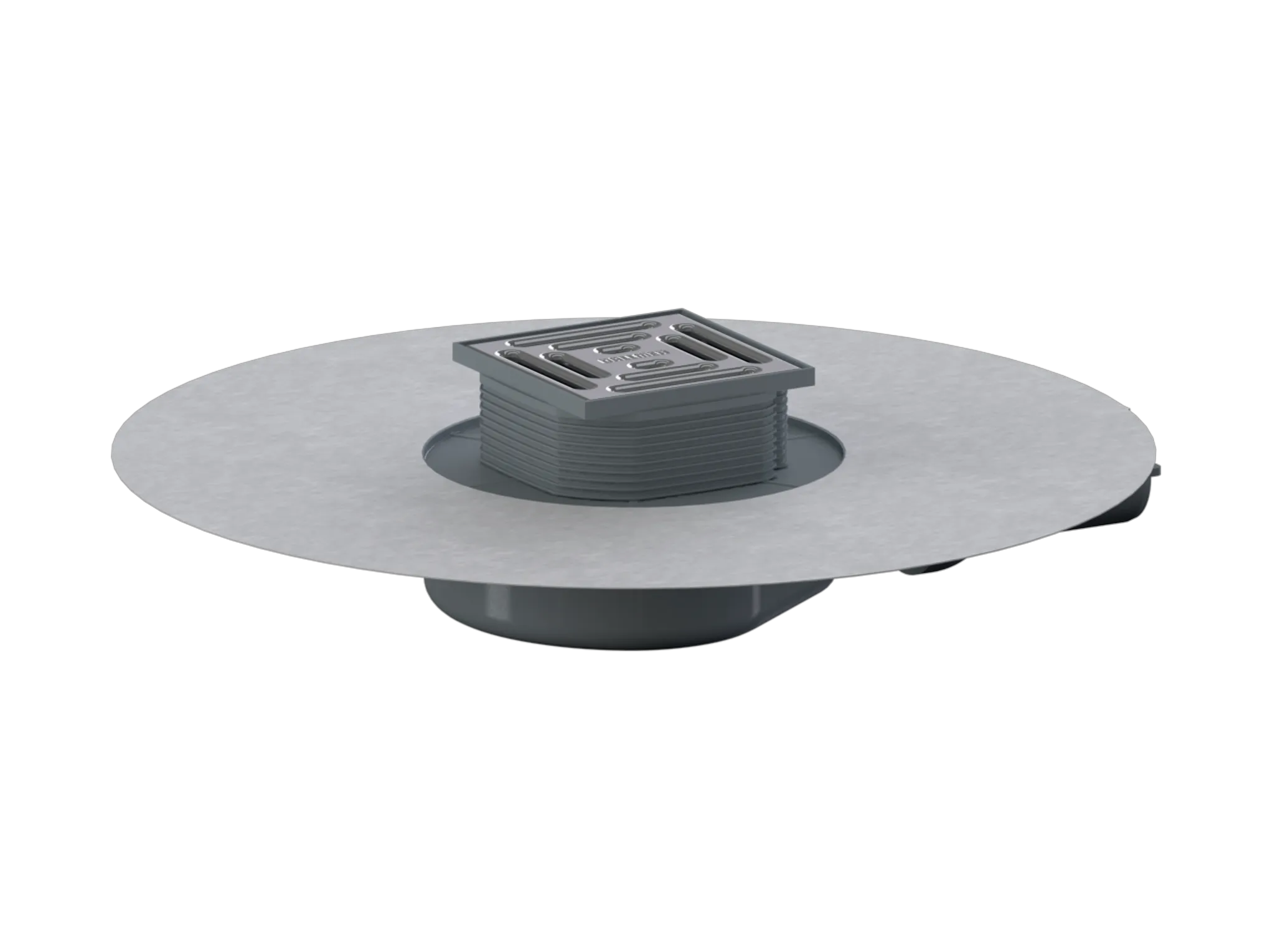 Bodenablauf DallDrain Pure Plan OM, DN 40, 100 x 100 mm