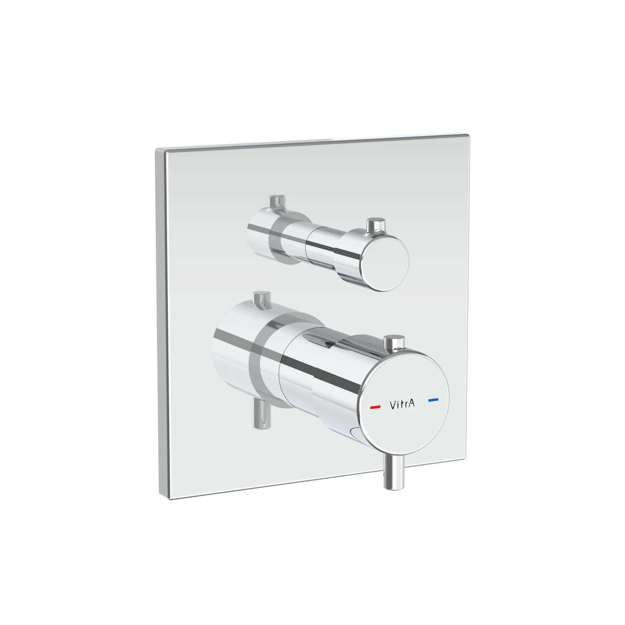 Flow Square Wannenfüll- und Brausethermostat V-Box Unterputzmontage Chrom Flow Square Wannenfüll- und Brausethermostat V-Box Unterputzmontage Chrom