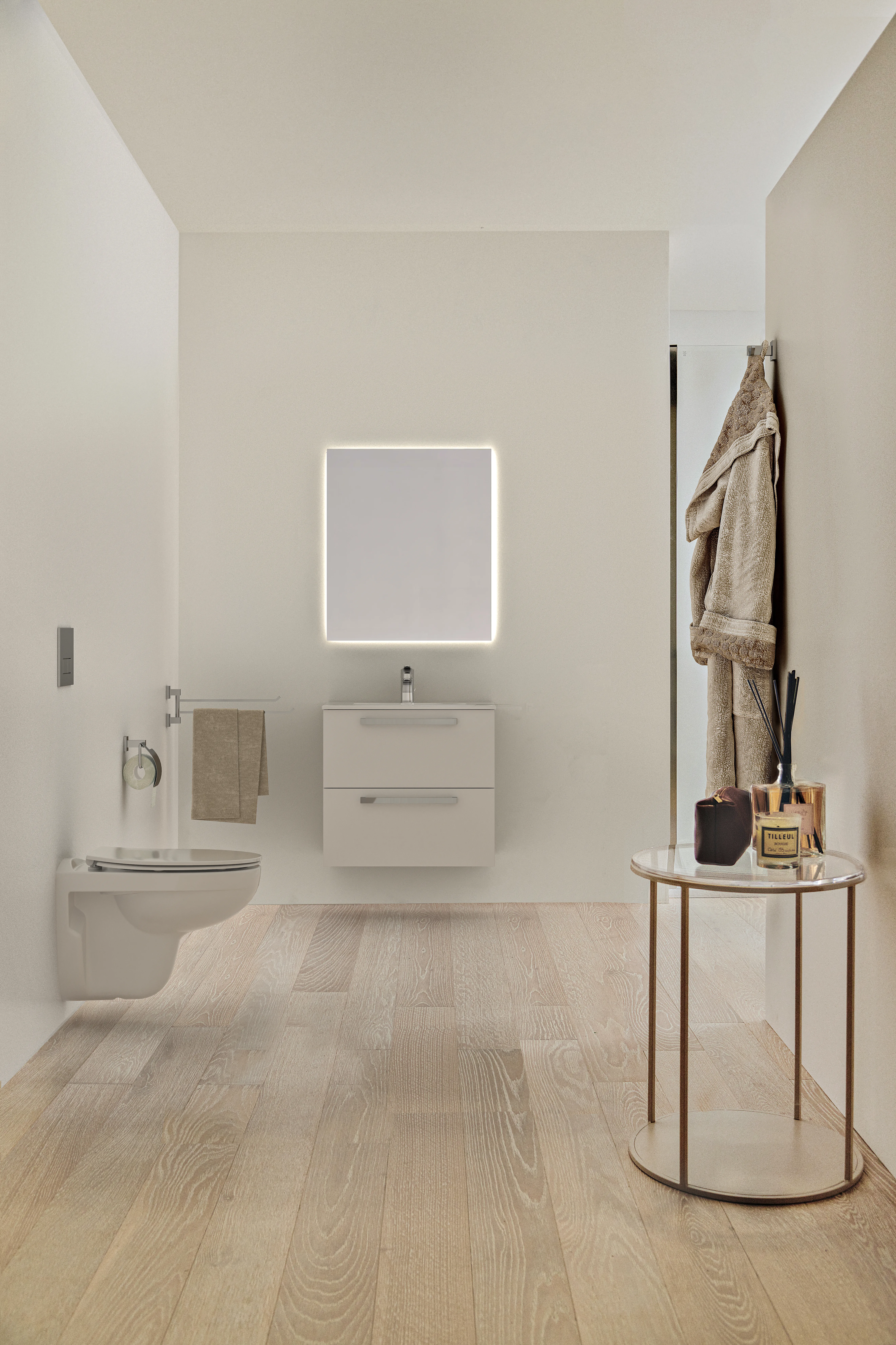 Doppelter Handtuchhaken IOM Cube, Chrom Doppelter Handtuchhaken IOM Cube, Chrom