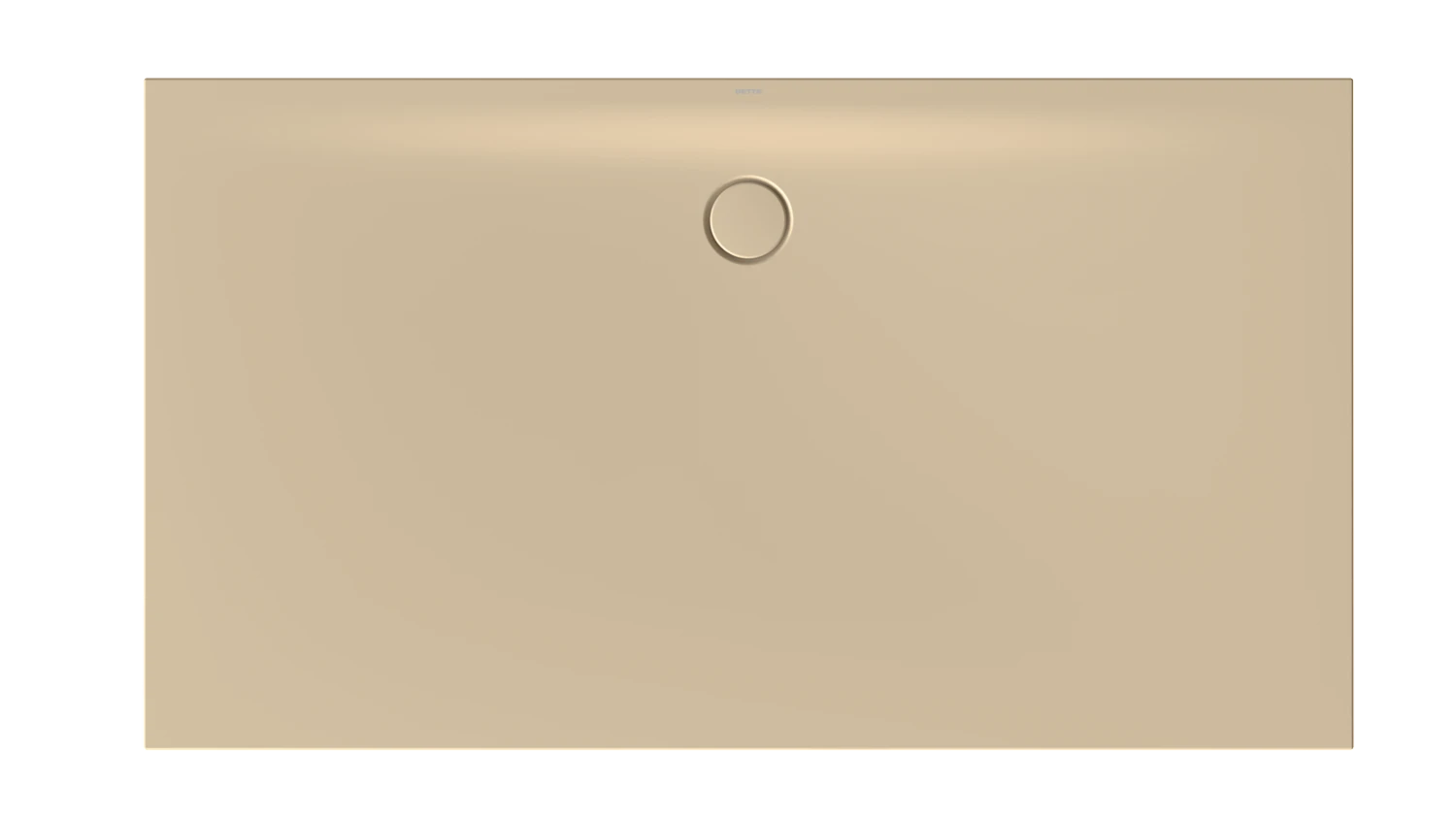 Bette rechteck Duschwanne „BetteFloor Side“ 1800 × 1000 mm mit BetteAntirutsch Pro, ohne Oberflächenveredelung, ohne Wannenträger, in Bahamabeige