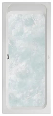 Villeroy & Boch Whirlwanne „Architectura“ mit Whirlsystem „Combipool Entry“ rechteck 170 × 80 cm, Mittelablauf