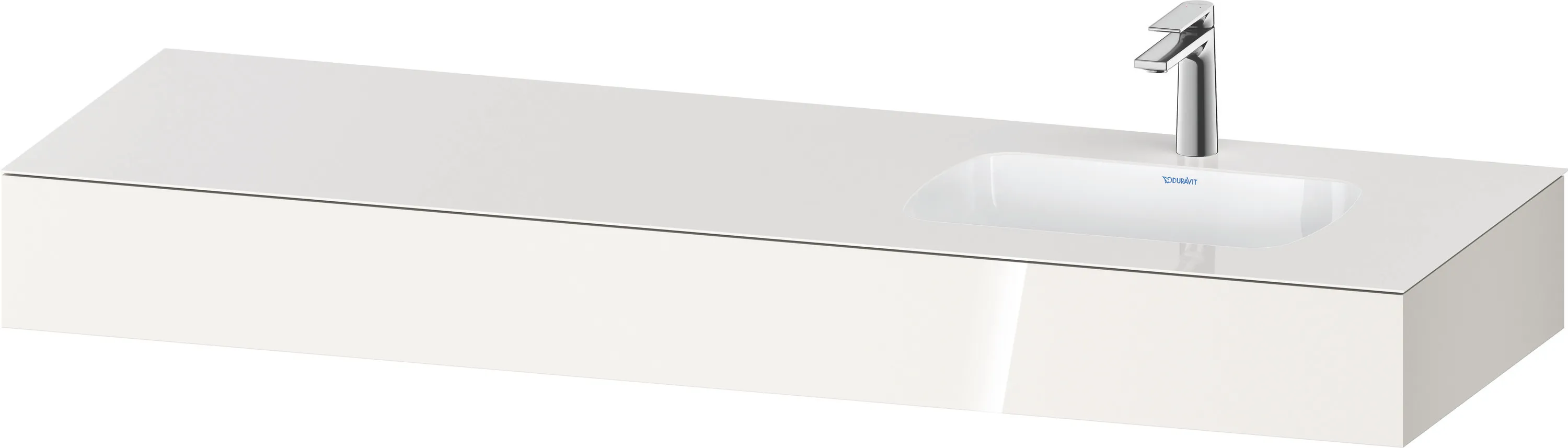 Einbauwaschtisch mit Konsole „Qatego“ 160 × 55 × 17 cm