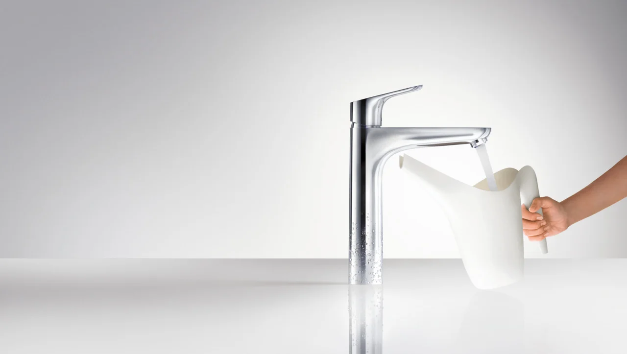 Hansgrohe Waschtischmischer Focus chrom, Einhebel, Ausladung 159 mm, Auslaufhöhe 191 mm, Hebelgriff, Normalstrahl, max. Durchfluss 5 l/min, Keramikmischsystem, einstellbare Temperaturbegrenzung, für Durchlauferhitzer geeignet, Zugstangen-Ablaufgarnitur G