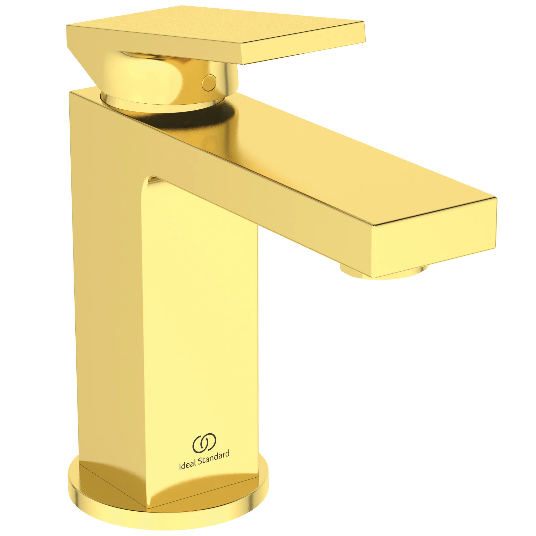 Ideal Standard Waschischarmatur Extra Ausladung 111mm mit Ablaufgarnitur Brushed Gold