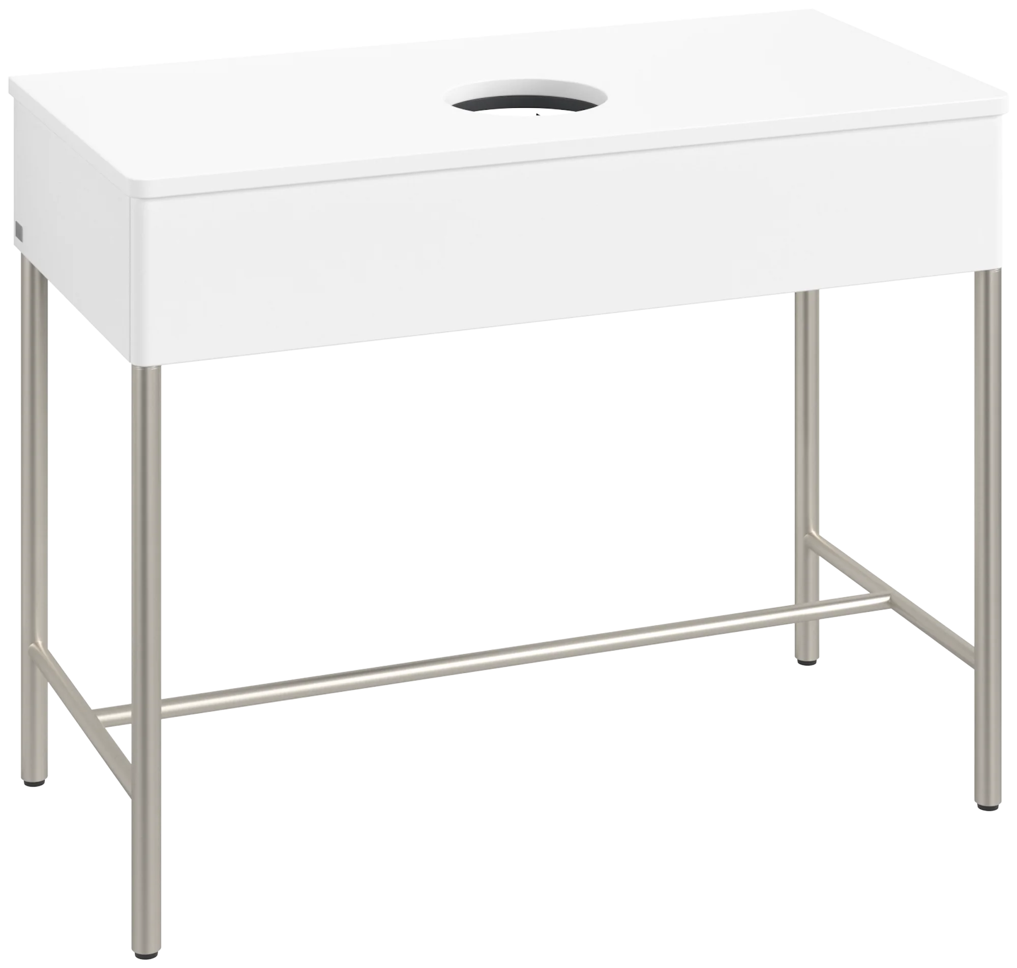 Villeroy & Boch Waschbeckenunterschrank Artis L61010MT, Eckig White Matt Lacquer, 1.000 x 782 x 500 mm, mit Metallgestell, Beleuchtung, Push-to-open Funktion Villeroy & Boch Waschbeckenunterschrank Artis L61010MT, Eckig White Matt Lacquer, 1.000 x 782 x 500 mm, mit Metallgestell, Beleuchtung, Push-to-open Funktion
