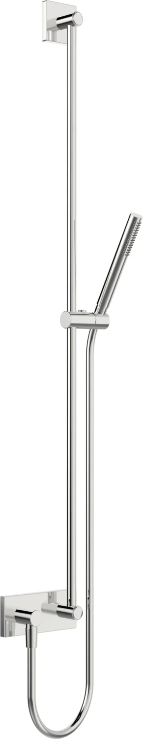 HansaLIVING Wandstangengarnitur HansaLIVING 4442 Rosette eckig 1-strahlig Chrom HansaLIVING Wandstangengarnitur HansaLIVING 4442 Rosette eckig 1-strahlig Chrom