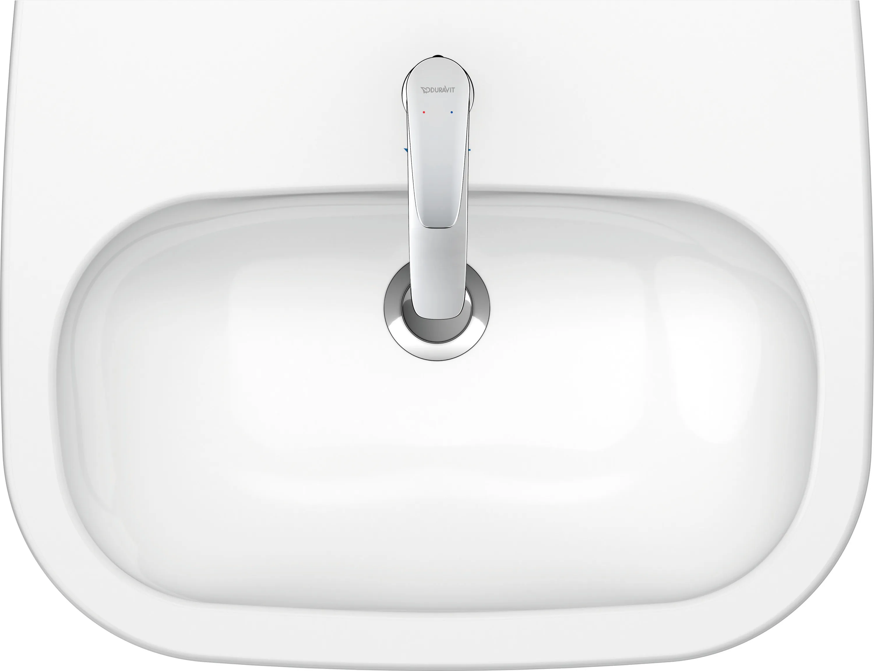 Wandwaschtisch „D-Code“, mit Überlauf 60 × 46 cm Wandwaschtisch „D-Code“, mit Überlauf 60 × 46 cm