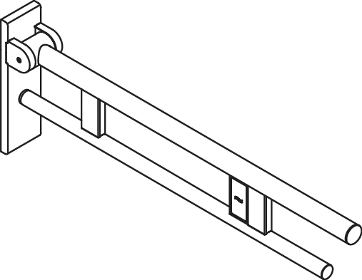 HEWI Stützklappgriff „System 900“