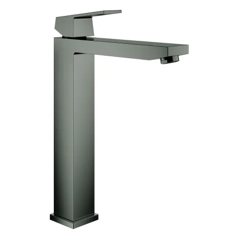 Grohe Einhand-Waschtischbatterie Eurocube für freistehende Waschschüsseln XL-Size in hard graphite gebürstet Grohe Einhand-Waschtischbatterie Eurocube für freistehende Waschschüsseln XL-Size in hard graphite gebürstet