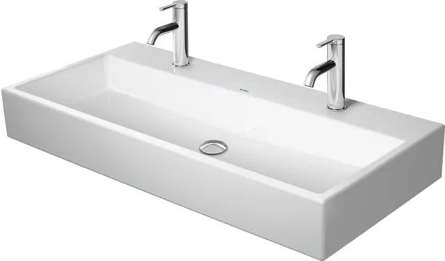 Duravit Waschtisch Vero Air, weiß Hochglanz, 1000 mm, 2 Waschplätze, 1 Becken, wandhängend Duravit Waschtisch Vero Air, weiß Hochglanz, 1000 mm, 2 Waschplätze, 1 Becken, wandhängend