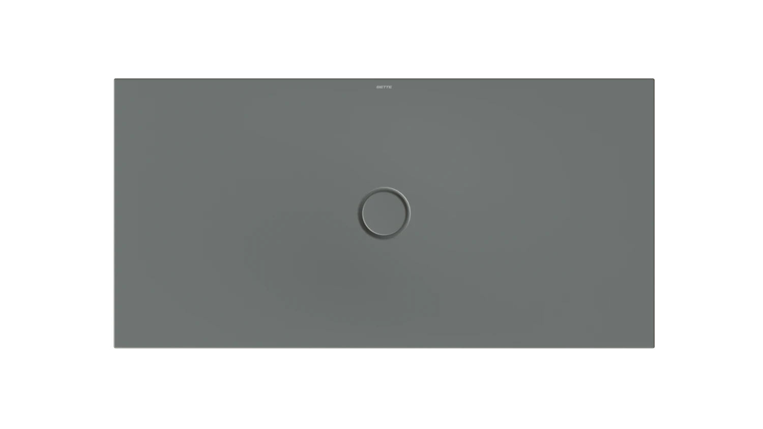 Bette rechteck Duschwanne „BetteFloor“ 1400 × 700 mm ohne Oberflächenbeschichtung, mit BetteGlasur Plus, ohne Wannenträger, in Smoke