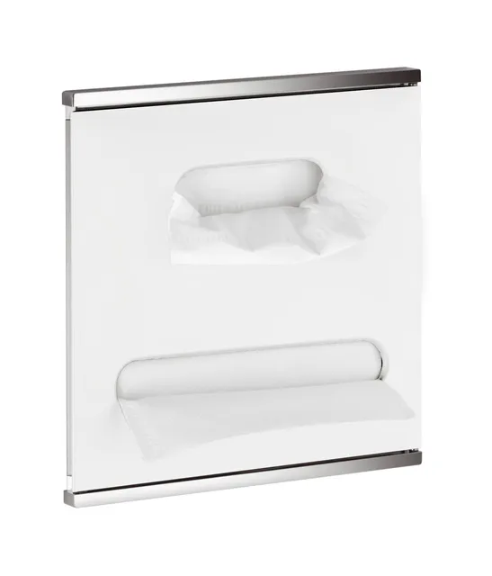 Plan Integral Modul Waschtisch 3 Anschlag links 326 x 325 x 143 mm verchromt/weiß