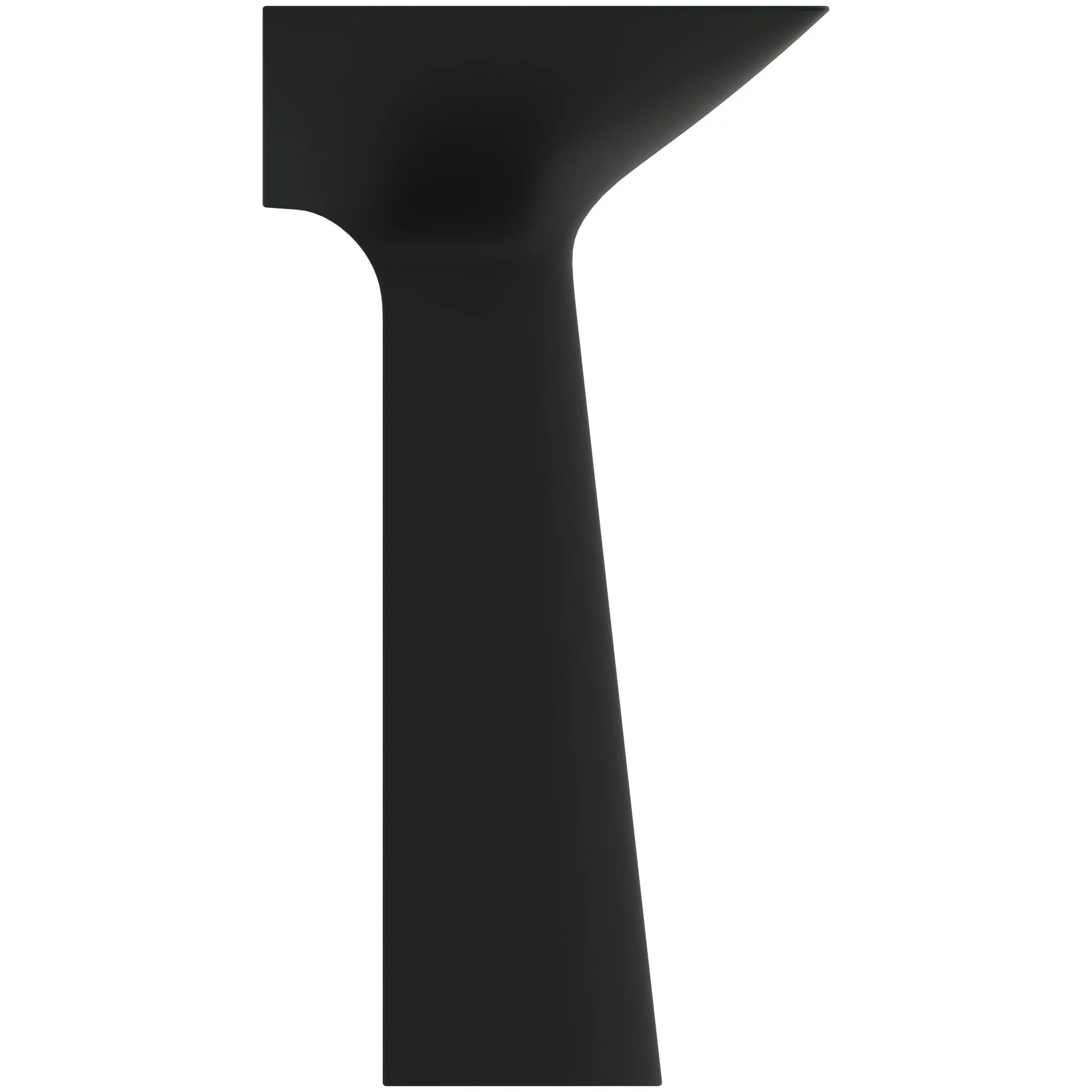 Ideal Standard Säulenwaschtisch Tipo-Z, 1 Hahnloch, 740x470x900 mm, Schwarz matt