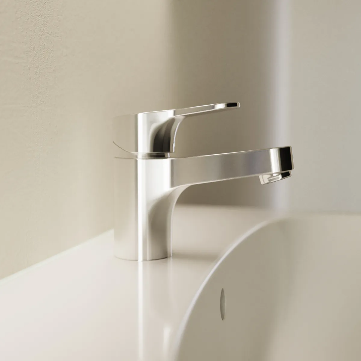 Ideal Standard Waschtischarmatur H60 Cerabase BlueStart, DN 15, 106mm Ausladung, Chrom Ideal Standard Waschtischarmatur H60 Cerabase BlueStart, DN 15, 106mm Ausladung, Chrom