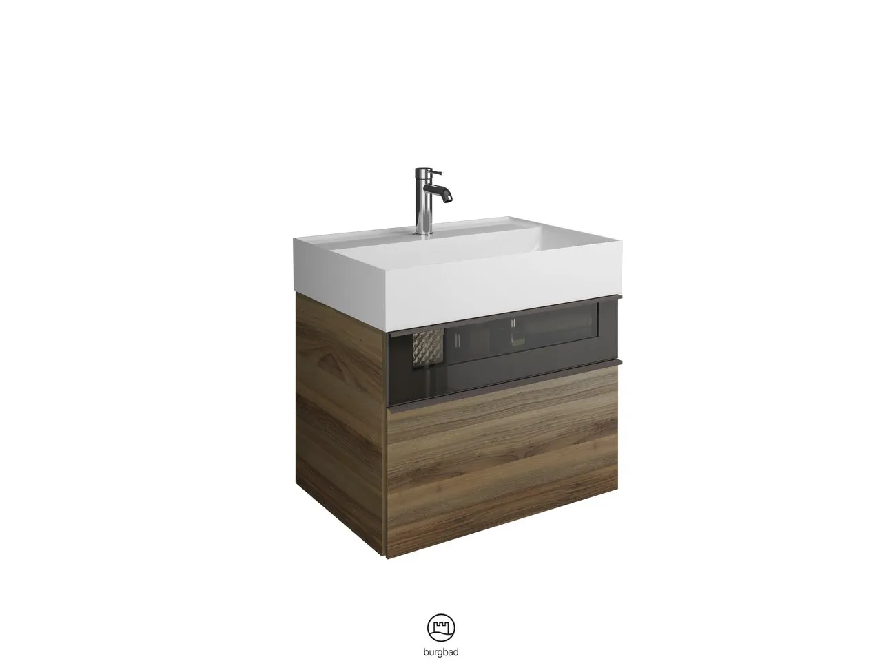 burgbad Badmöbelset „Yumo“ in Tectona Dekor Zimt burgbad Badmöbelset „Yumo“ in Tectona Dekor Zimt