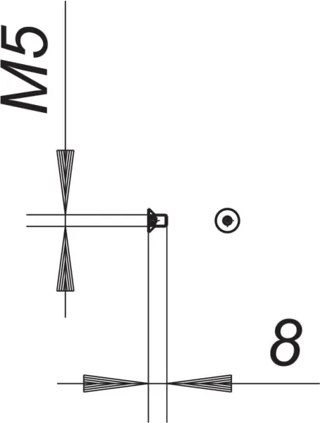 Sicherheitsschrauben, M 5 x 8