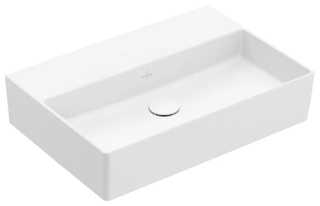Villeroy & Boch Wandwaschtisch aus TitanCeram geschliffen „Memento 2.0“ 600 × 420 × 135 mm, ohne Hahnlochbohrung in Stone White Villeroy & Boch Wandwaschtisch aus TitanCeram geschliffen „Memento 2.0“ 600 × 420 × 135 mm, ohne Hahnlochbohrung in Stone White