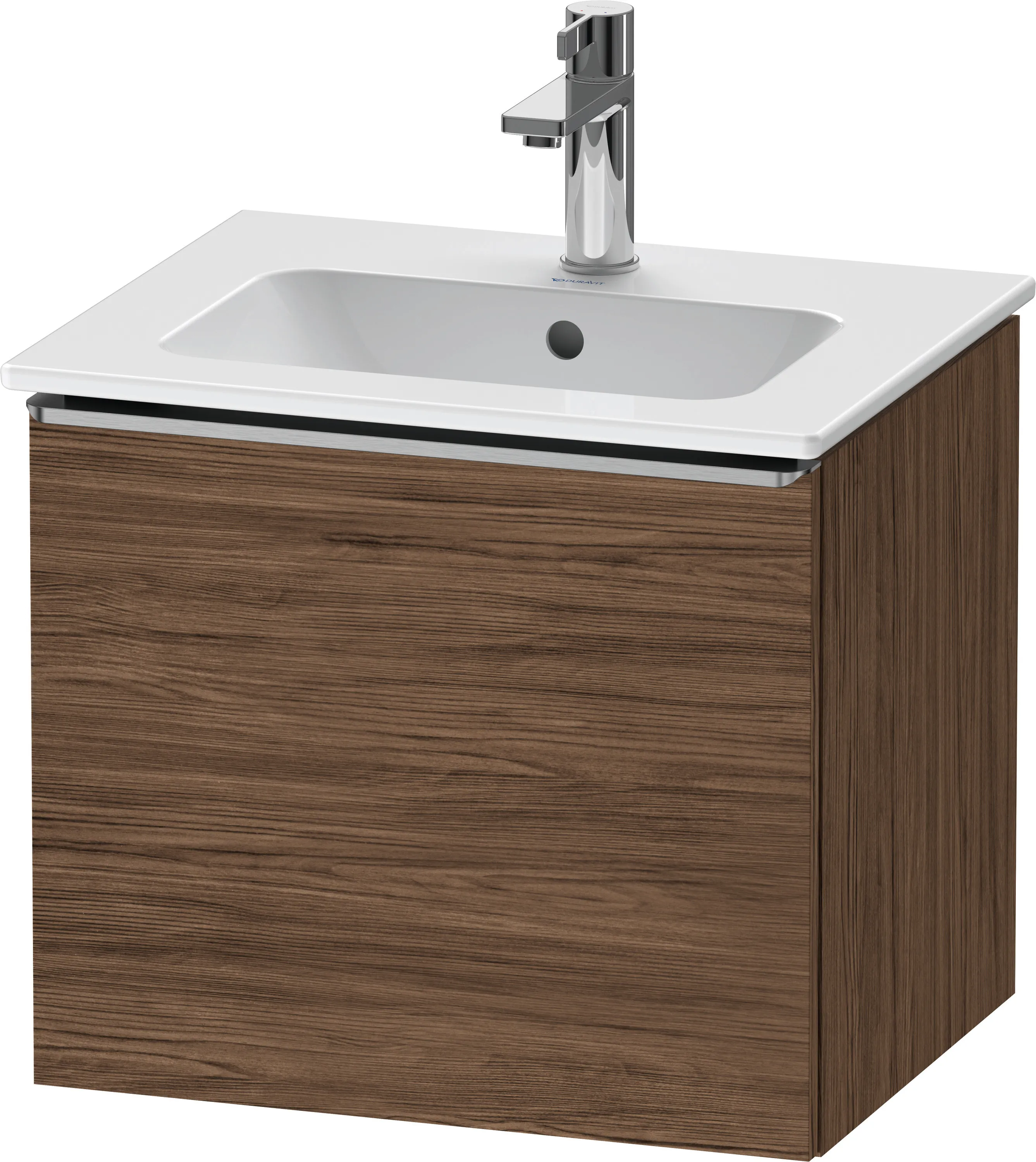 Duravit Waschtischunterschrank wandhängend „D-Neo“ 51 × 44 × 40,2 cm Nussbaum Dunkel