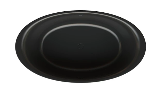 Bette oval Badewanne „BetteEve Oval Silhouette“ 180 × 100 cm in Ebony