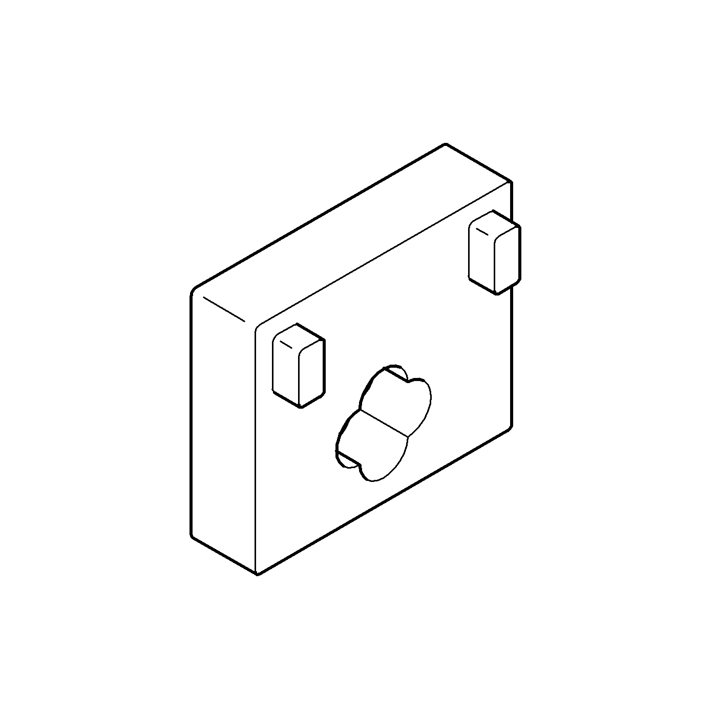 GROHE Ausgleichsscheibe Euphoria Cube 27845