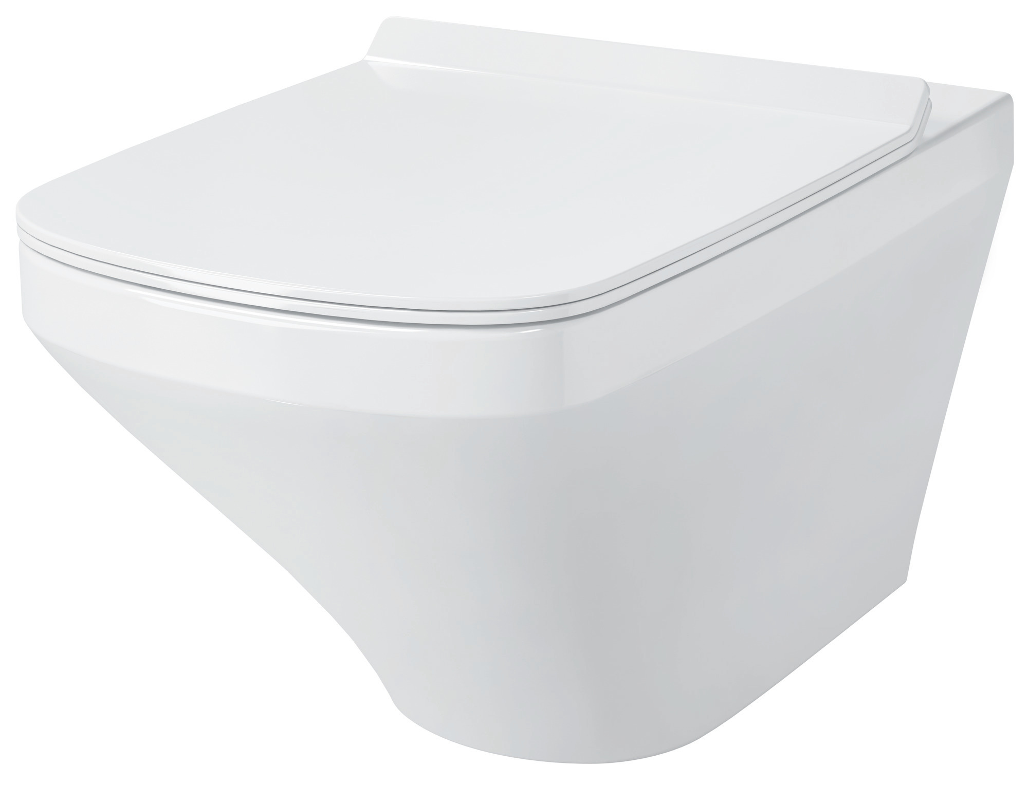 Wand-WC DuraStyle 540 mm Tiefspüler,rimless,Durafix,weiß,HYG