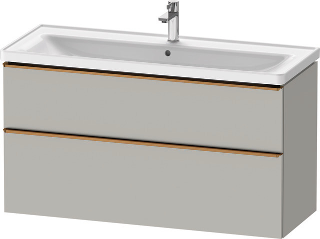 Duravit Waschtischunterschrank wandhängend „D-Neo“ 118,4 × 62,5 × 45,2 cm