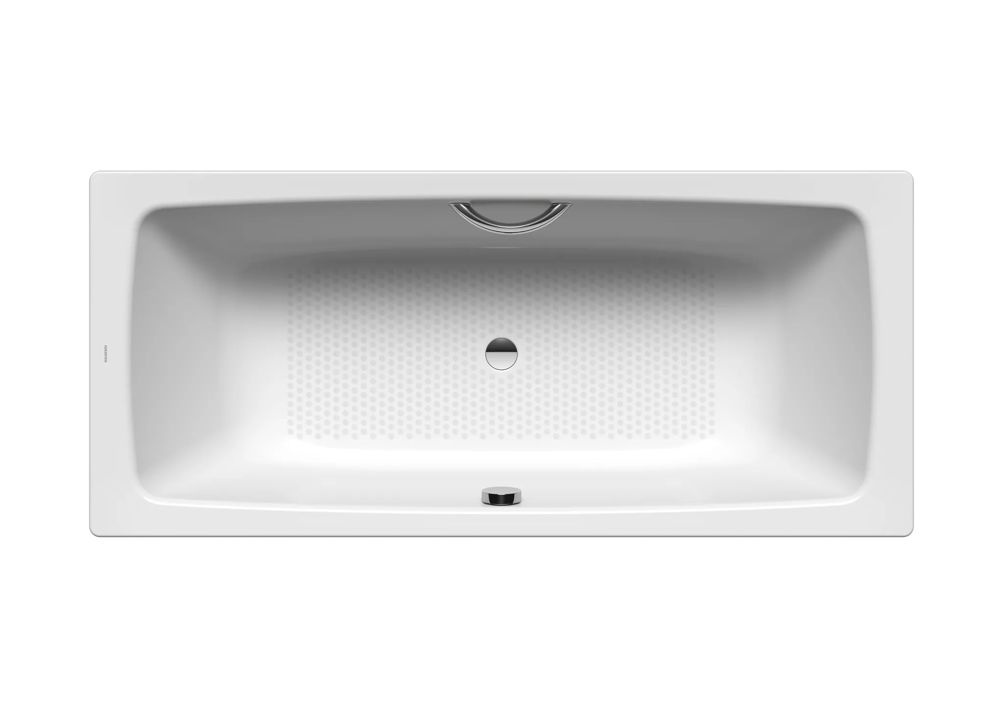 Kaldewei Badewanne „Cayono Duo“ rechteck 180 × 80 cm, mit Grifflochbohrungen in alpinweiß