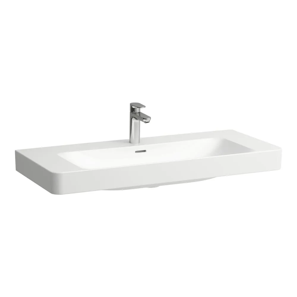 PRO X Aufsatz-Waschtisch 816869 1HL m. mÜL, 1050x465, weiß PRO X Aufsatz-Waschtisch 816869 1HL m. mÜL, 1050x465, weiß
