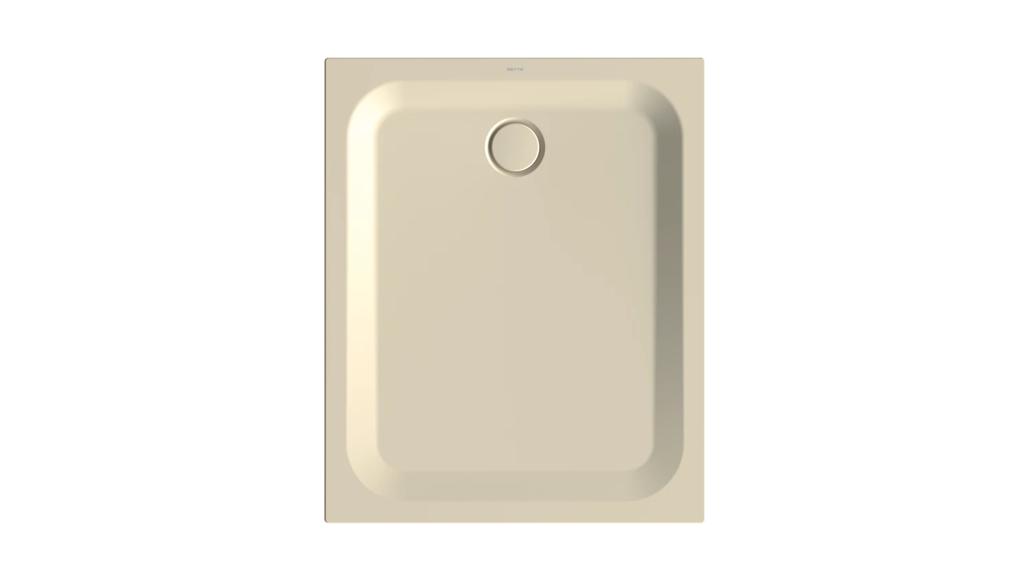 Bette rechteck Duschwanne „BetteUltra“ 1100 × 900 mm mit BetteAntirutsch Pro, ohne Oberflächenveredelung, ohne Wannenträger, in Jasmin