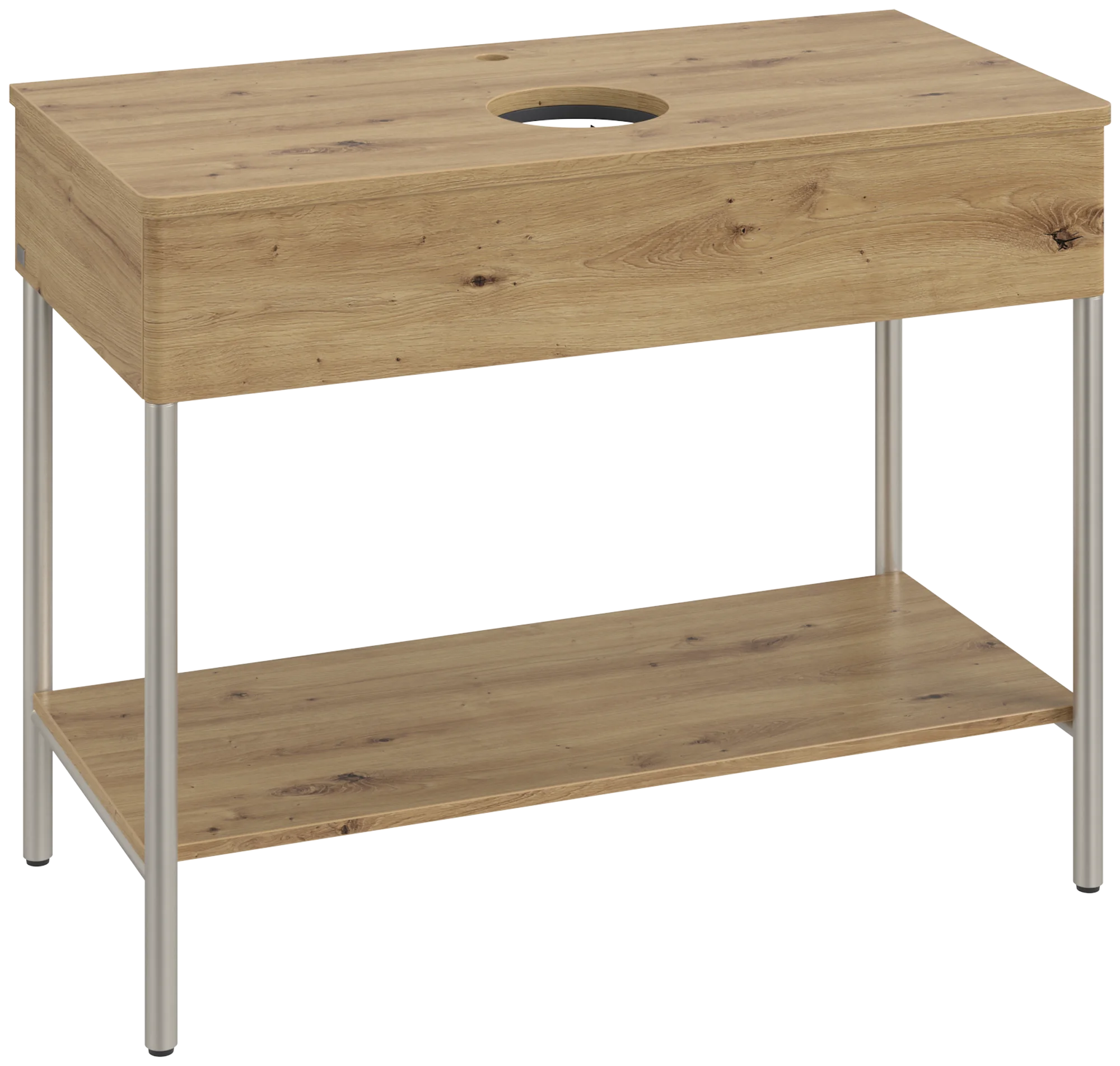 Villeroy & Boch Waschbeckenunterschrank Artis K64050TS, Eckig Oak Natural Touch, 1000x782x500mm, Push-to-open Funktion, mit Hahnlochbohrung Villeroy & Boch Waschbeckenunterschrank Artis K64050TS, Eckig Oak Natural Touch, 1000x782x500mm, Push-to-open Funktion, mit Hahnlochbohrung