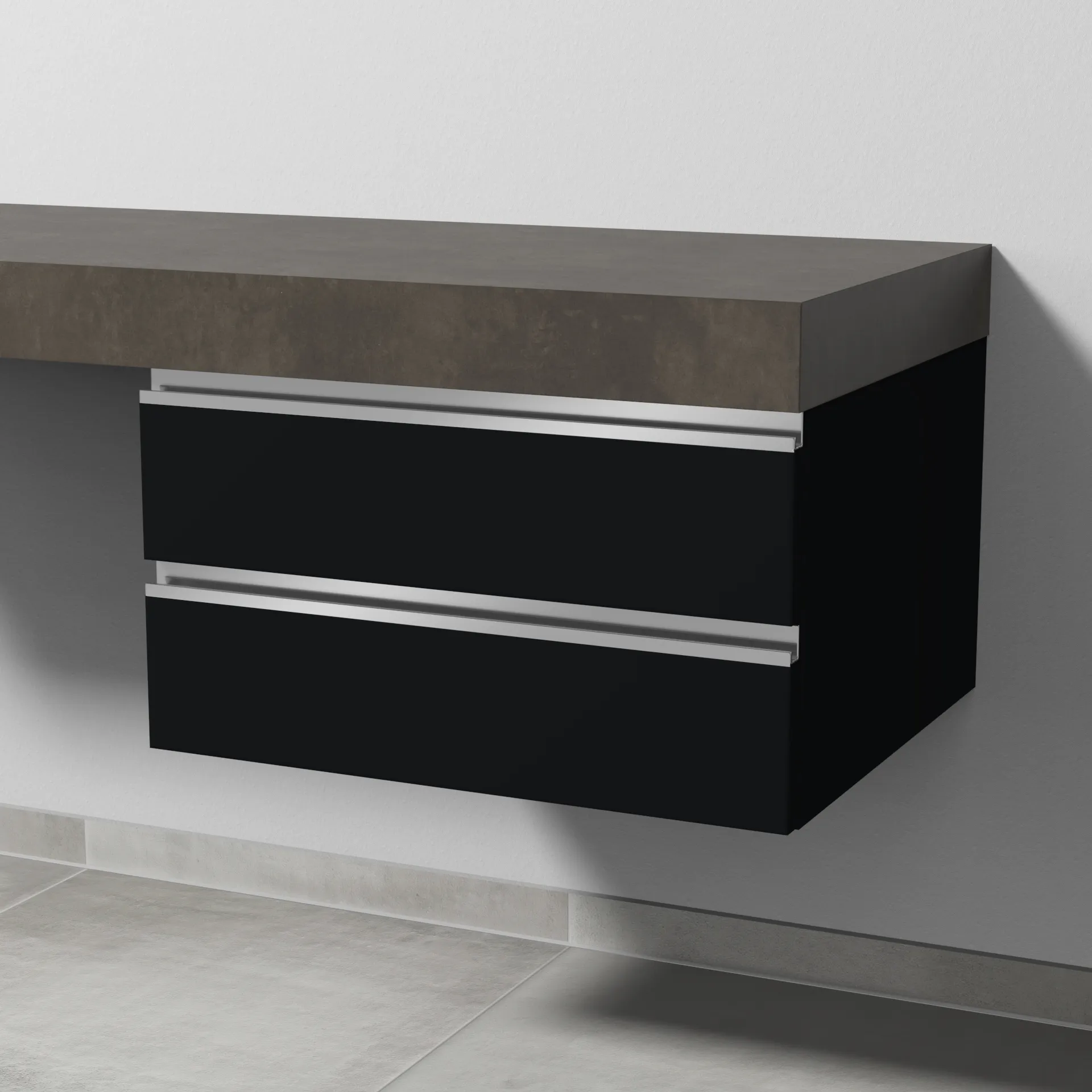 Sanipa Unterschrank „2morrow“ 600 × 340 × 520 mm in Schwarz (matt) Sanipa Unterschrank „2morrow“ 600 × 340 × 520 mm in Schwarz (matt)