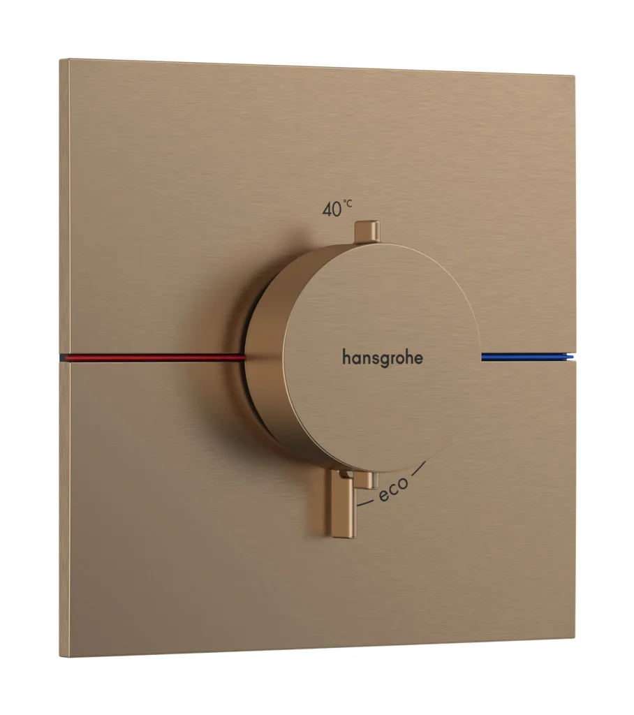 Hansgrohe ShowerSelect Comfort E Thermostat Unterputz, Brushed Bronze, 1 Verbraucher, Temperatur- und Volumensteuerung, Mengensteuerung mit Stop Funktion Hansgrohe ShowerSelect Comfort E Thermostat Unterputz, Brushed Bronze, 1 Verbraucher, Temperatur- und Volumensteuerung, Mengensteuerung mit Stop Funktion