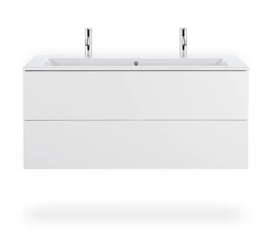 Wandwaschtisch „ME by Starck“, mit Überlauf, Hahnlochposition mittig in Weiß Hochglanz Wandwaschtisch „ME by Starck“, mit Überlauf, Hahnlochposition mittig in Weiß Hochglanz