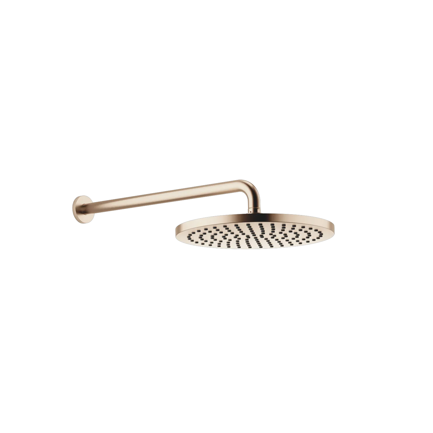 Dornbracht Regenbrause SERIENSPEZIFISCH, 300 mm Durchmesser, Champagne gebürstet mit 22kt Gold, PURE RAIN Technologie, max. Durchfluss 14 l/min, Ausladung 450 mm