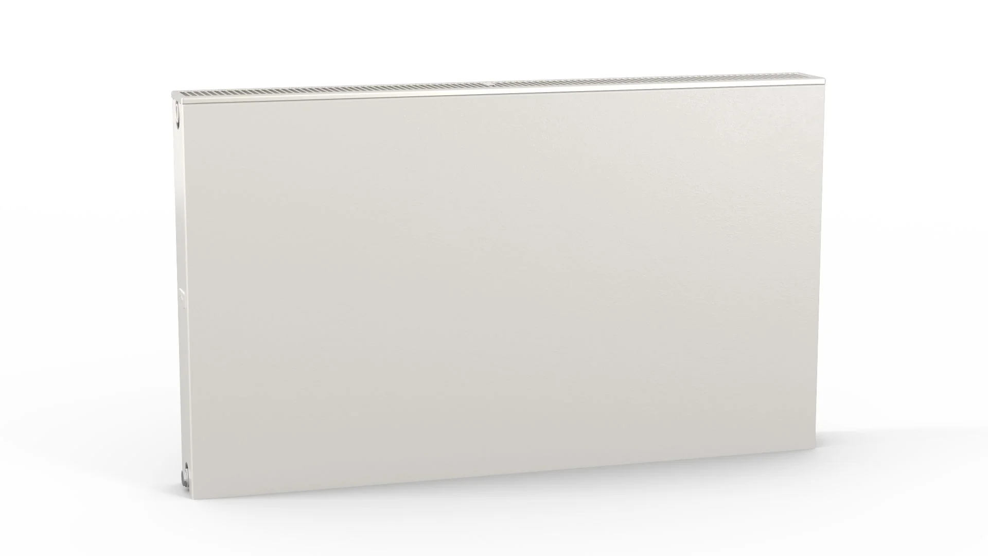 Flachheizkörper therm-x2 Plan-K Typ 10, HxLxT: 305x1005x63 mm, Farbe: Weiß RAL 9016 seidenglanz, 10 bar, Abdeckung: ohne, Wärmeleistung 75/65-20: 289 Watt, Bohrkonsole