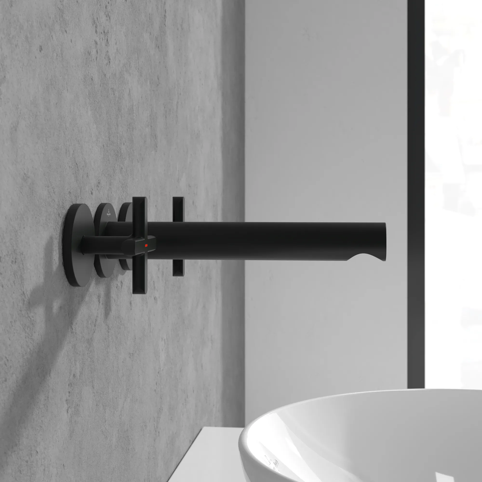 Waschtischauslauf „Loop & Friends“ 22,5 cm in Matt Black Waschtischauslauf „Loop & Friends“ 22,5 cm in Matt Black