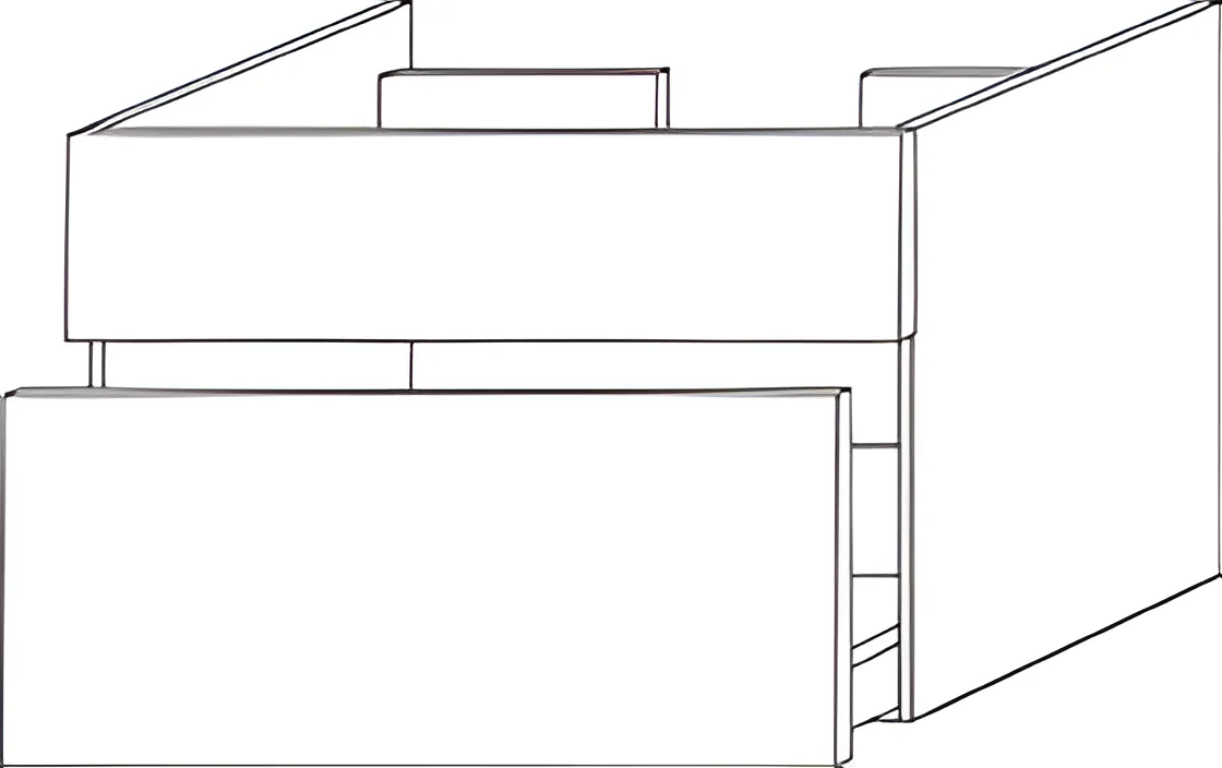 Sanipa Waschtischunterschrank „2morrow“ 700 × 510 × 520 mm in Anthrazit (glanz) Sanipa Waschtischunterschrank „2morrow“ 700 × 510 × 520 mm in Anthrazit (glanz)