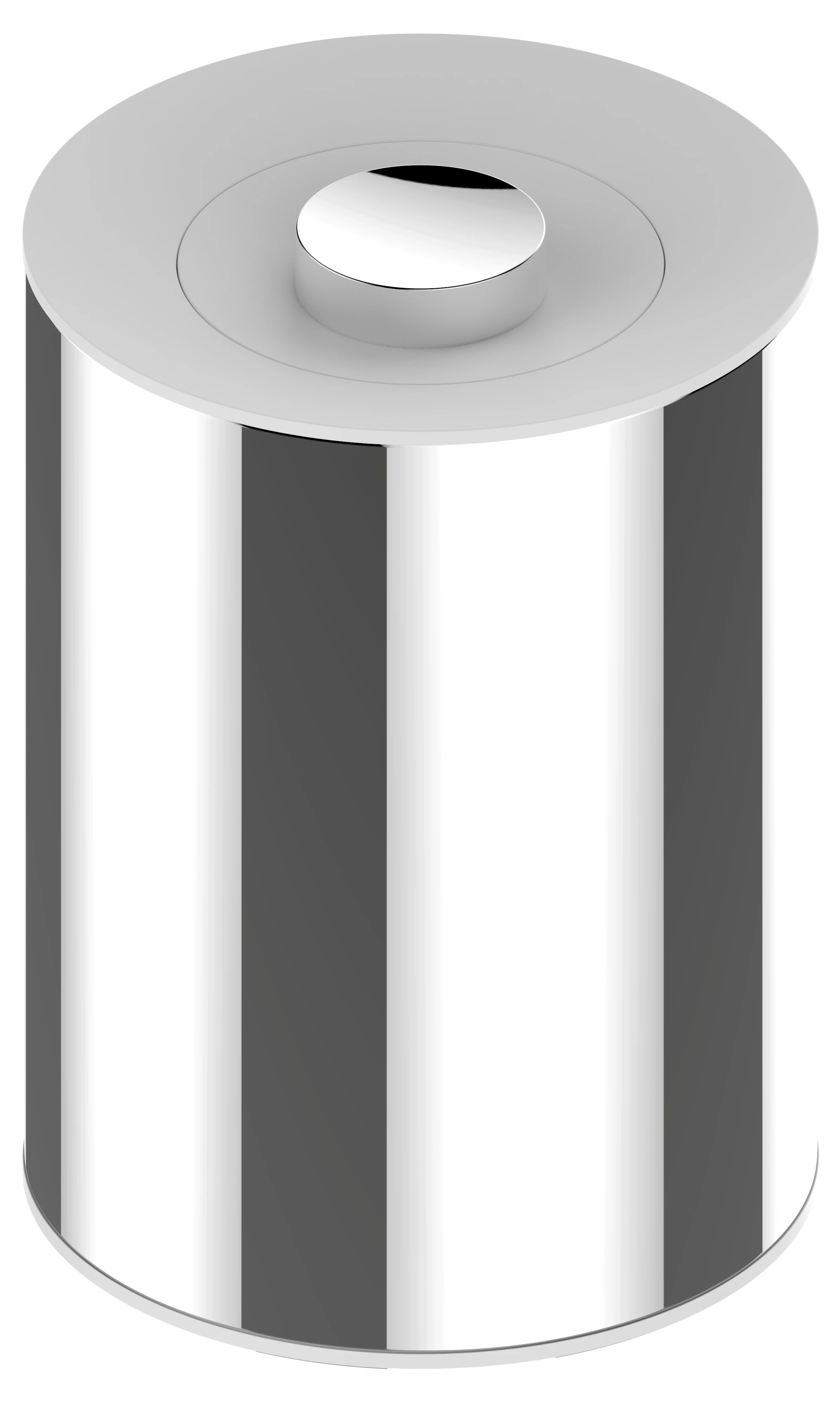 KEUCO Abfallbehälter Chrom-finish/weiß KEUCO Abfallbehälter Chrom-finish/weiß