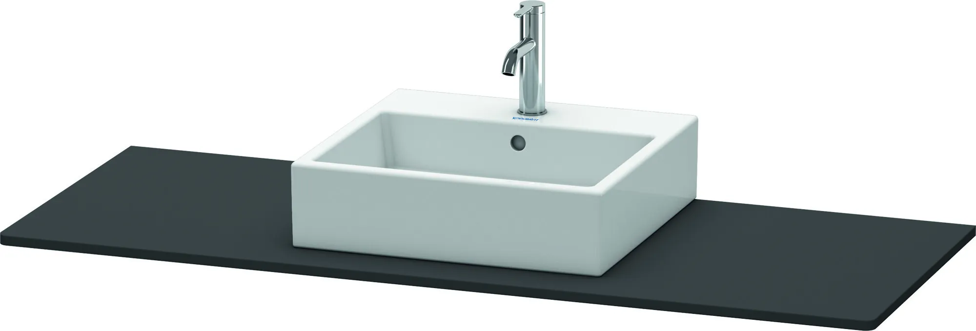 Duravit Konsole „XSquare“ in Graphit Supermatt