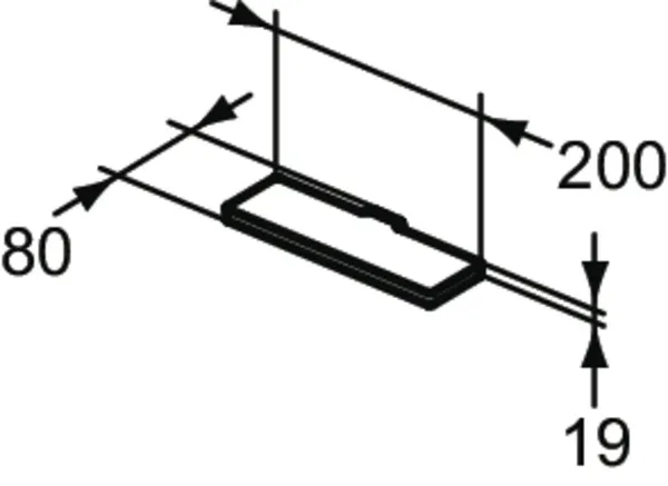LED-Leuchte Mirror&Light, 6W, 200x80x19mm, Chrom LED-Leuchte Mirror&Light, 6W, 200x80x19mm, Chrom